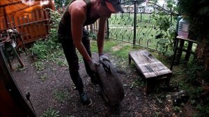 Лебедь из покрышки своими руками/как сделать/ поделки из покрышек!