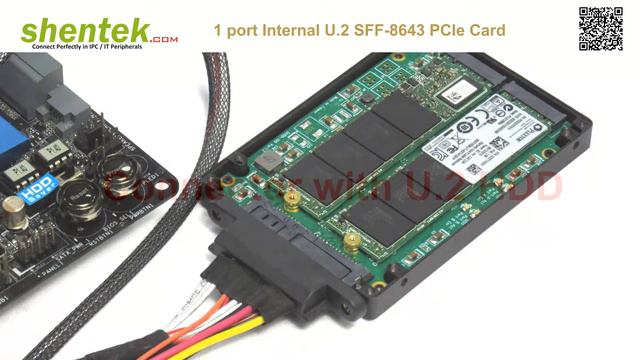 U 2 SFF 8643 NVMe PCI Express PCIe Gen3 x 4 Adapter Card supports 32 gbps transfer rate смотреть онлайн