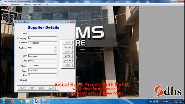 Furniture Management System (VB projects with MySQL) смотреть онлайн