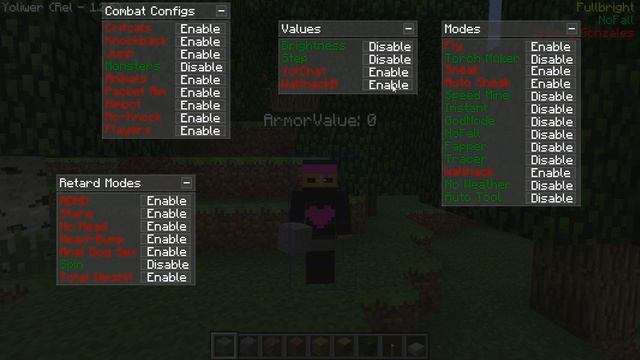 Minecraft - 1.2.5 Hacked Client - Yoliwer, ft. WiZARD HAX - WAY➚ смотреть онлайн