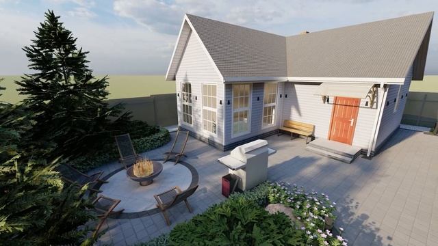 Проект ландшафтного дизайна "Хорошее настроение" | Видеопрогулка смотреть онлайн