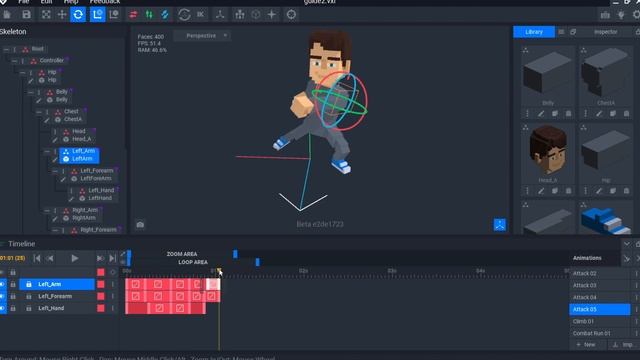 VoxEdit обучение, тонкости анимации смотреть онлайн