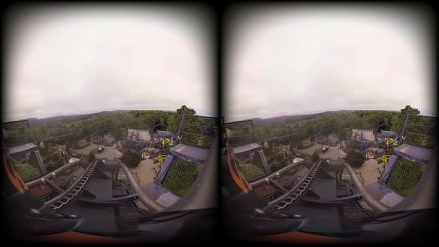 VR180 3D extreme Roller Coaster experience - Don´t look down OBLIVION Alton Towers VR POV смотреть онлайн
