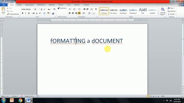 Formatting A Document in MS Word 2010 ( Grade 3 Computers ) CBSE syllabus смотреть онлайн