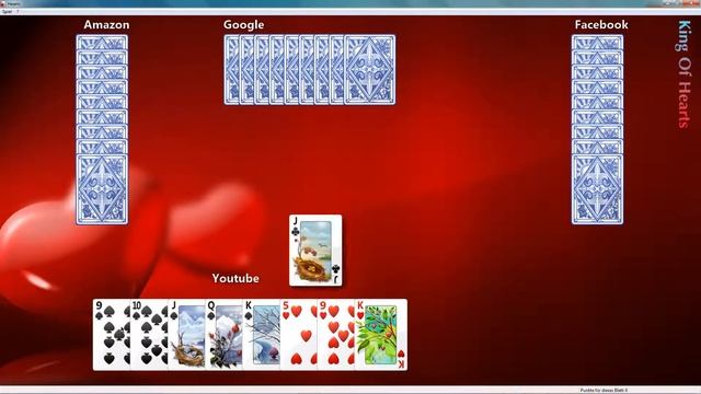 Lets Play Windows Hearts - Game #13 "13 is my lucky Number" - 1. Round смотреть онлайн