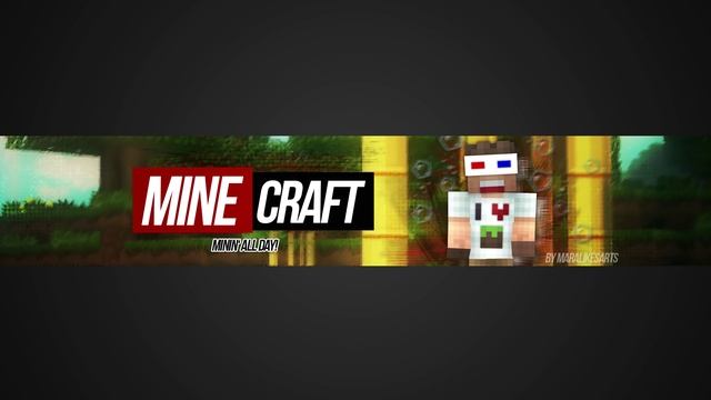 FREE Universal Minecraft YouTube Banner [NO EDITING] смотреть онлайн