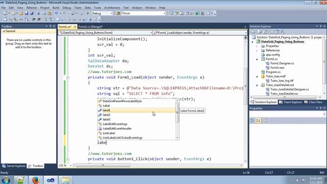 DataGridview Pagination Using Buttons in C# Windows Application смотреть онлайн