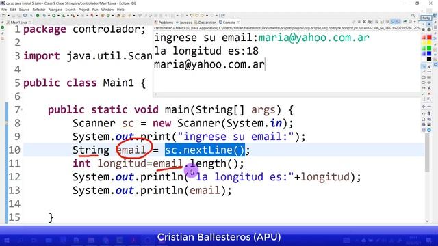Clase String en JAVA Metodo length toLowercase toUpperCase смотреть онлайн