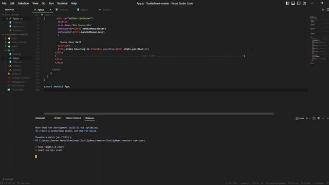 Tooltip Using React.js смотреть онлайн