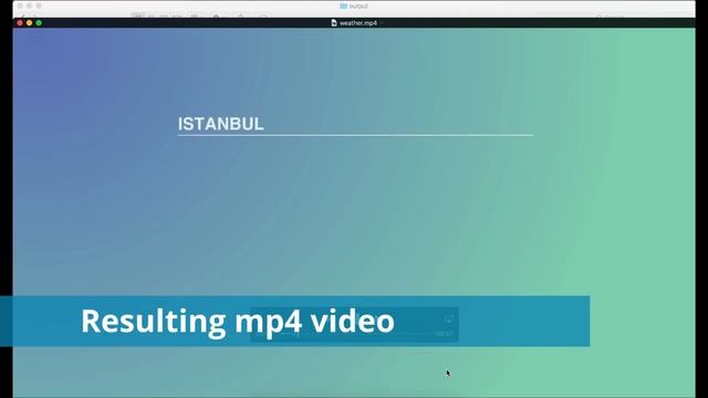 Server-Side, data-driven animation & video rendering with nodejs. смотреть онлайн