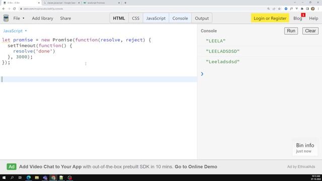 Promises in JavaScript. Promise Chaining - ECMAScript смотреть онлайн
