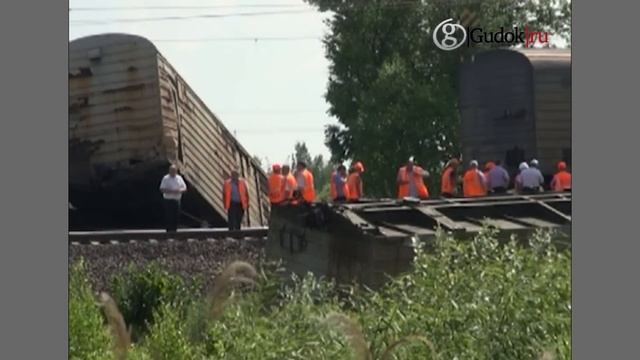 Сход вагонов на дальневосточной железной дороге