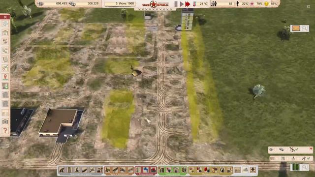 #2 Строительство первых зданий | Workers & Resources: Soviet Republic смотреть онлайн