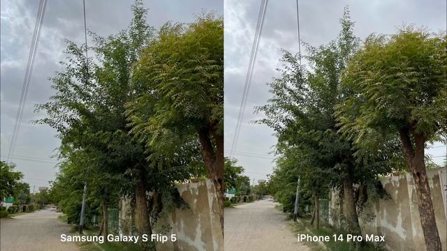 Samsung Galaxy Z Flip 5 vs iPhone 14 Pro Max Camera Test смотреть онлайн