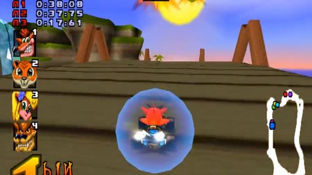 CTR: Crash Team Racing [SCUS-94426] [FullRUS] [RGR Studio & Vector] смотреть онлайн