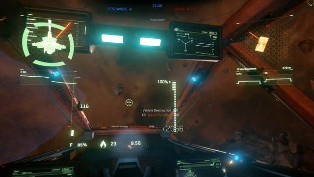 Arena Commander - Pirate Swarm, F7C Hornet Wildfire. Star Citizen 3.7 смотреть онлайн