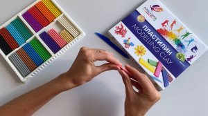 Мастер-класс Лепим с детьми 5-7 лет Пончик из пластилина