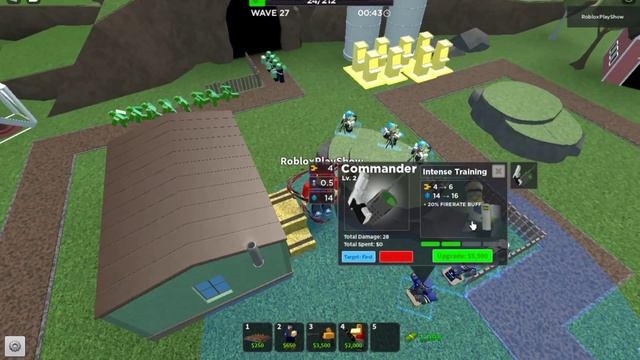 Одиночный Fallen Mode только 4 башни слоя | Роблокс Tower Defense Simulator смотреть онлайн
