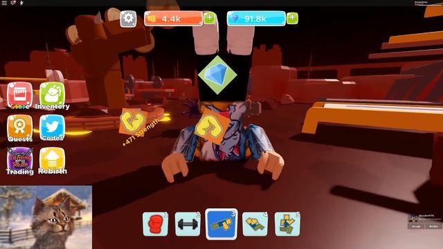 Becoming the Biggest with Over 10,600,000 Muscles in Roblox Gym Realms смотреть онлайн