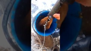 Как и чем мы чистим скважину.жалонкой чистим