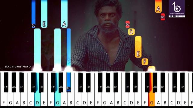 Kammattipaadam Ganga Entry BGM Piano Notes | Blacktunes Piano смотреть онлайн