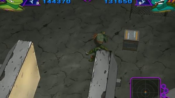 TMNT 2003 Video Game Совместное прохождение #1