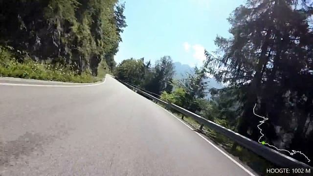 Passo di Mauria vanuit Pelos di Cadore Honda Varadero XL 1000 2020 смотреть онлайн