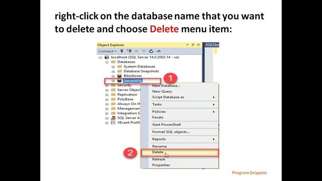 DROP Database In MS SQL Server смотреть онлайн