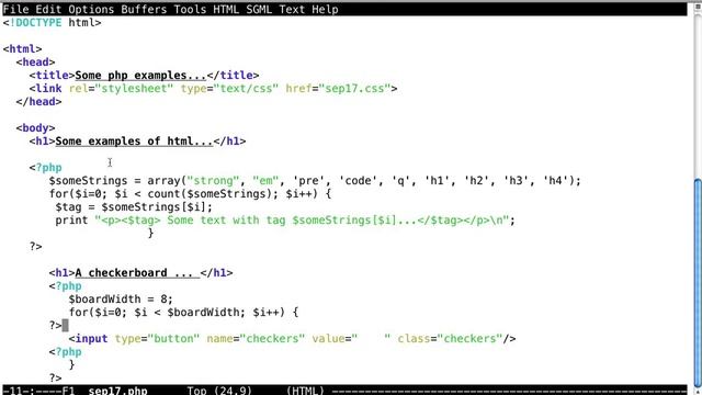 CS 601 Sep 17 2015 II more php смотреть онлайн