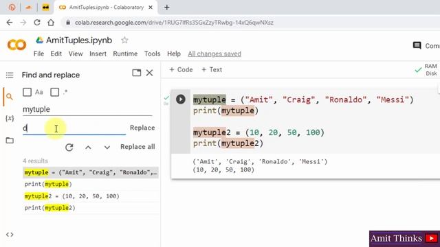 Perform Find and Replace on a Python Notebook in Google Colab (colab.research.google.com) | 2022 смотреть онлайн