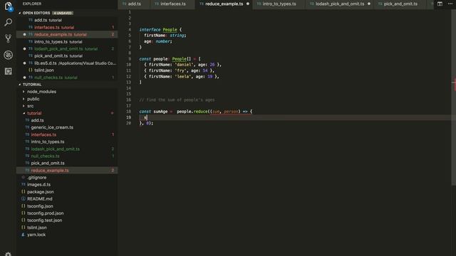 Typescript Basics 6 - Type Inference With Reduce смотреть онлайн