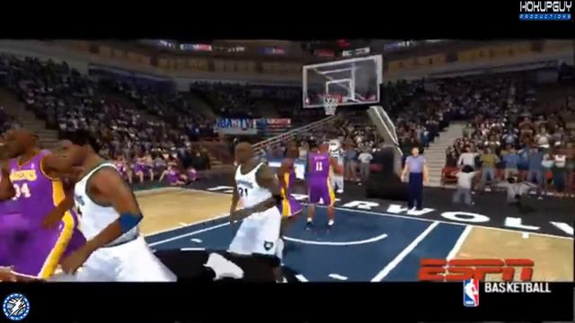 ESPN NBA Basketball (2K4) PCSX2 Lakers @ T- Wolves смотреть онлайн