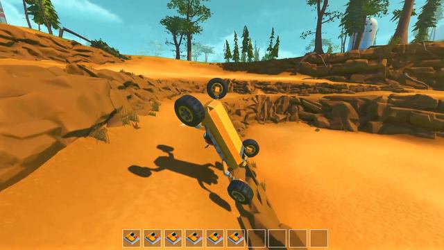 Scrap Mechanic Gameplay : Update: New Terrain! Caves, Canyons, and Big Ramps! (HD Let's Play PC) смотреть онлайн