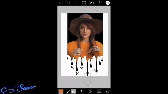 Эффект капли на фото в PicsArt | PicsArt Photo Editing | PicsArt DrippIng Effect