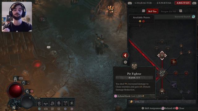 Твій Гачімучі ВАРВАР, 200к урону на 40 лвл(Хардкор) - Diablo 4 смотреть онлайн