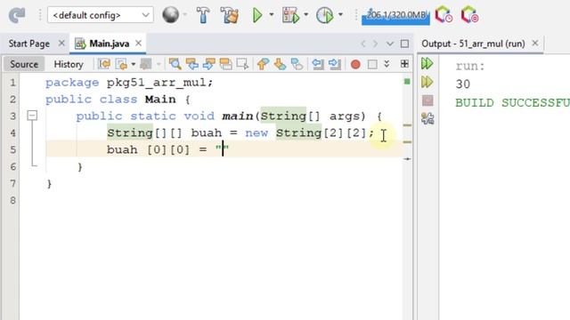 Java 51 - Array Multidimensi pada Java - Tutorial Java Netbeans Indonesia смотреть онлайн