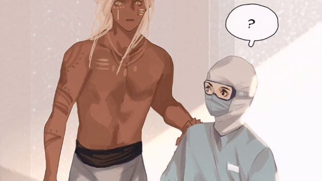 Озвучка манги |яой| "Нематериальная связь." 19 Глава. смотреть онлайн