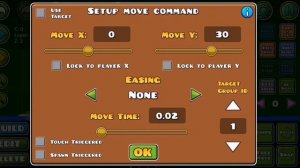 как СДЕЛАТЬ ЧТОБ передвигались предметы в GEOMETRY DASH