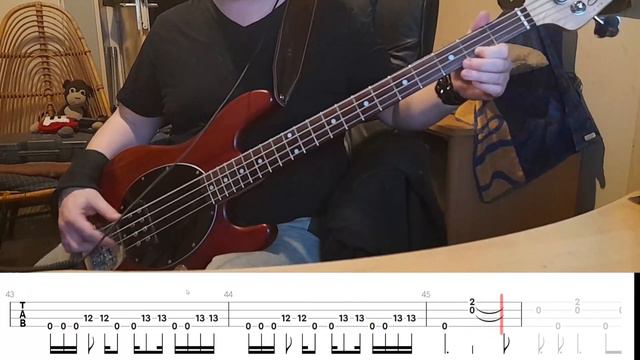 Godsmack - I Stand Alone (Bass Cover w/ Bass Tabs) смотреть онлайн