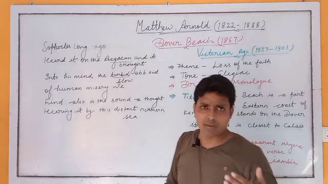 Matthew Arnold 's Dover Beach by Ritesh Sir смотреть онлайн