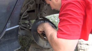 Ниссан Лиф Замена ступичного узла заднего Пособие для чайников  ! Ч - 2  Всё таки я его вышиб !!!