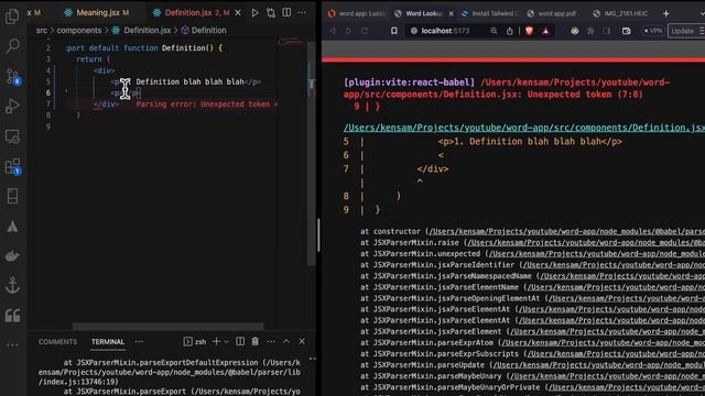 ReactJS Word App From Scratch - 4 - Build and Style the UI with Tailwind. смотреть онлайн