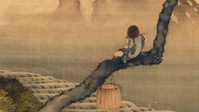 Boy Playing Flute (Katsushika Hokusai) - Generative melody experiment смотреть онлайн