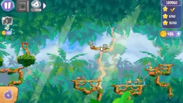 Angry Birds Stella gameplay 3, zona tropical