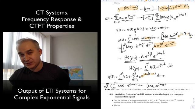 DSP Topic 6: LTI System Output for Complex Exponential Signals смотреть онлайн