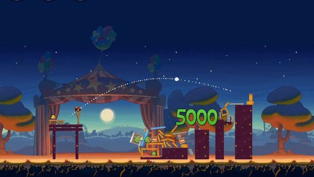 Angry Birds Seasons - Season 3 - Abra-Ca-Bacon 2-1 Three star Walkthrough смотреть онлайн