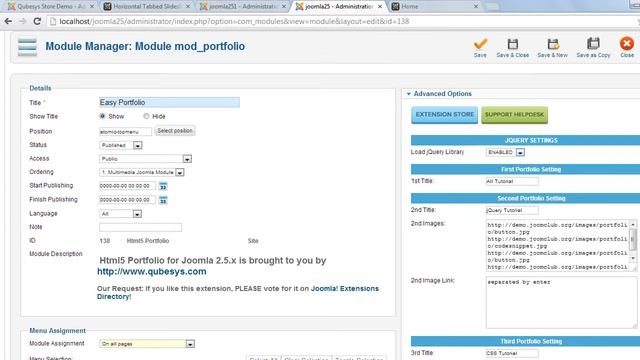 Filter Image View Portfolio Joomla Module смотреть онлайн