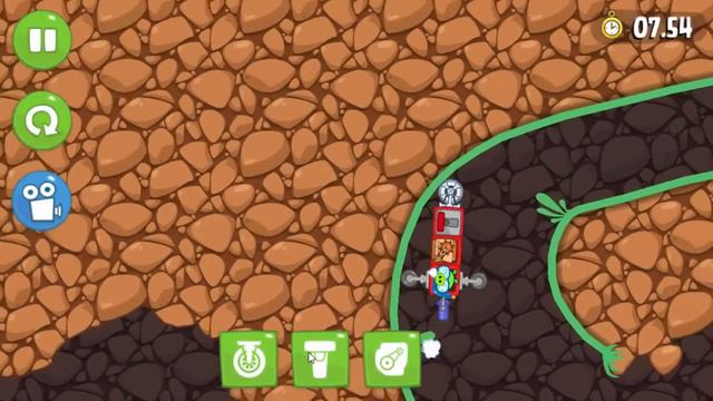 Веселая ИГРА головоломка для детей Bad Piggies или Плохие свинки [259] Серия смотреть онлайн