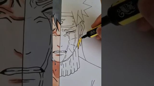 Naruto x sasuke drawing ✨? смотреть онлайн