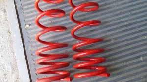 Передние пружины Ваз с переменным витком.